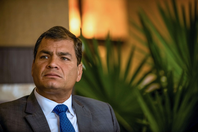 Ecuador's President Rafael Correa